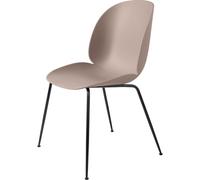 Sedia da Pranzo Beetle Base Conica Opaco Nero/ Rosa Dolce