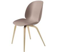 Sedia da Pranzo Beetle Base in Legno Rovere Opaco/ Rosa Dolce