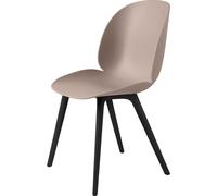 Sedia da Pranzo Beetle Base in Plastica Nero/Rosa Dolce