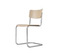 Sedia da Pranzo Cantilever S 43 Cromo/faggio