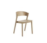 Sedia da Pranzo Cover con Base in Legno di Rovere