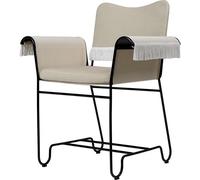 Sedia da Pranzo Gubi Tropique con Frange Nero/ Leslie 12