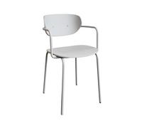 Sedia da Pranzo Hübsch Arch Grigio Chiaro
