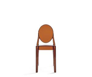 Sedia da Pranzo Kartell Victoria Ghost Ambra