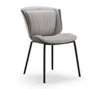 Sedia da Pranzo Leggera di Lusso, Sedia da Svago Moderna e Semplice Con Schienale, Design Abbinato ai Colori, Migliora Il Senso Dello Spazio, Adatta for Cucina, Ristorante, Salotto, Sala Trattative(Wh