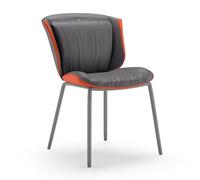 Sedia da Pranzo Leggera di Lusso, Sedia da Svago Moderna e Semplice Con Schienale, Design Abbinato ai Colori, Migliora Il Senso Dello Spazio, Adatta for Cucina, Ristorante, Salotto, Sala Trattative(Mu