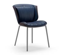 Sedia da Pranzo Leggera di Lusso, Sedia da Svago Moderna e Semplice Con Schienale, Design Abbinato ai Colori, Migliora Il Senso Dello Spazio, Adatta for Cucina, Ristorante, Salotto, Sala Trattative(Bl