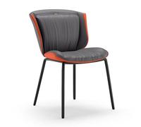 Sedia da Pranzo Leggera di Lusso, Sedia da Svago Moderna e Semplice Con Schienale, Design Abbinato ai Colori, Migliora Il Senso Dello Spazio, Adatta for Cucina, Ristorante, Salotto, Sala Trattative(Mu