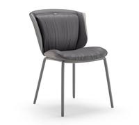Sedia da Pranzo Leggera di Lusso, Sedia da Svago Moderna e Semplice Con Schienale, Design Abbinato ai Colori, Migliora Il Senso Dello Spazio, Adatta for Cucina, Ristorante, Salotto, Sala Trattative(Gr
