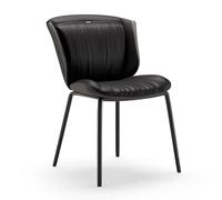 Sedia da Pranzo Leggera di Lusso, Sedia da Svago Moderna e Semplice Con Schienale, Design Abbinato ai Colori, Migliora Il Senso Dello Spazio, Adatta for Cucina, Ristorante, Salotto, Sala Trattative(Bl