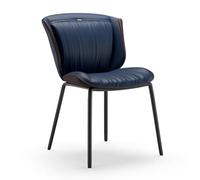 Sedia da Pranzo Leggera di Lusso, Sedia da Svago Moderna e Semplice Con Schienale, Design Abbinato ai Colori, Migliora Il Senso Dello Spazio, Adatta for Cucina, Ristorante, Salotto, Sala Trattative(Bl