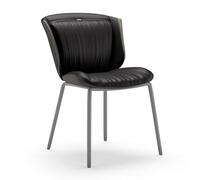 Sedia da Pranzo Leggera di Lusso, Sedia da Svago Moderna e Semplice Con Schienale, Design Abbinato ai Colori, Migliora Il Senso Dello Spazio, Adatta for Cucina, Ristorante, Salotto, Sala Trattative(Bl