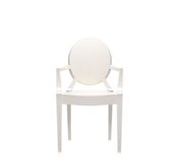 Sedia da Pranzo Louis Ghost Bianco Brillante