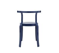 Sedia da Pranzo Magnus Olesen Serie 8000 Faggio/ Blu Retrò