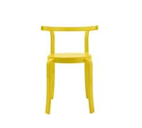 Sedia da Pranzo Magnus Olesen Serie 8000 Faggio/ Giallo Retrò