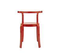 Sedia da Pranzo Magnus Olesen Serie 8000 Faggio/retrò Rosso