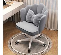 Sedia da pranzo moderna e minimalista, sgabello per camera da letto, università, studentessa, dormitorio, studio, sedia con design a petali imbottiti, sedia da trucco leggera per ufficio