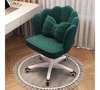 Sedia da pranzo moderna e minimalista, sgabello per camera da letto, università, studentessa, dormitorio, studio e trucco, leggera, design a rete di lusso rosso, con petali imbottiti
