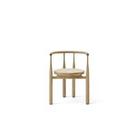 Sedia da Pranzo New Works Bukowski in Rovere con Canna Francese