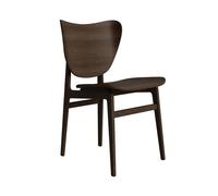 Sedia da Pranzo NORR11 Elephant in Rovere Affumicato Scuro