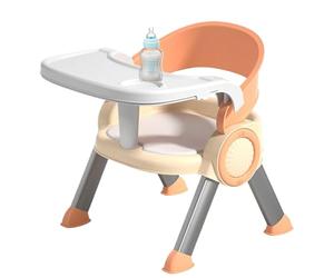 Sedia da pranzo per bambini, rialzo per tavolo, sgabello da gioco leggero, sedile da pavimento compatto multifunzionale con musica per studiare, giocare