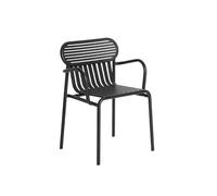 Sedia da Pranzo Petite Friture W ND con Braccioli , Nero