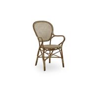 Sedia da Pranzo Sika-Design Rossini con Braccioli Anticata
