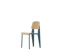 Sedia da Pranzo Standard Prouvé Bleu Dynasty/Rovere