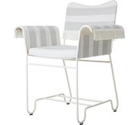 Sedia da Pranzo Tropique con Frange Bianco/ Leslie Stripe 20