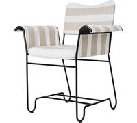 Sedia da Pranzo Tropique Nero/ Leslie Stripe 40