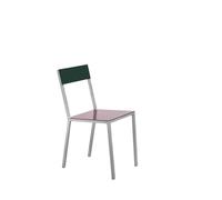 Sedia da Pranzo Valerie Objects Alu Bordeaux/Verde Candy