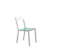 Sedia da Pranzo Valerie Objects Alu Verde/ Bianco