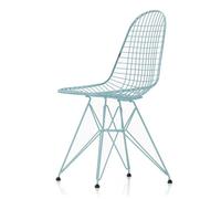 Sedia da Pranzo Vitra Wire DKR Blu Cielo