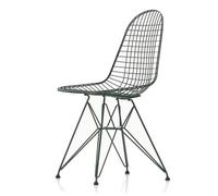 Sedia da Pranzo Vitra Wire DKR Verde Scuro