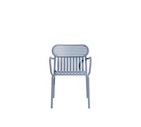 Sedia da pranzo W ND con braccioli, colore Blue Pigeon
