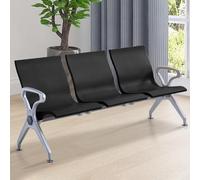 Sedia da reception con braccioli, panca da ingresso in PU per ufficio, aeroporto, affari e banche, soluzione comoda per aree di attesa