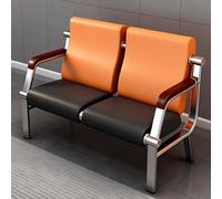Sedia da sala d'attesa in pelle PU con braccioli Pelliccia da ufficio per cliniche aeroporti ospedali bar saloni e tavolo divieto Seating Solut