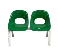 Sedia da sala d'attesa verde - 43 pollici corridoio reception panca per cliniche, aeroporti, saloni, banche, scuole - Comoda seduta per gli ospiti per aree di attesa