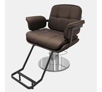 Sedia da Salone idraulica Professionale - Trono da Parrucchiere Rotante a 360° con Base sovradimensionata, Pelle PU di Grado Medico e capacità di 440 libbre per cliniche di Bellezza,Marrone,B