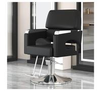 Sedia da salone idraulica regolabile con rotazione a 360 gradi e poggiapiedi per studi di bellezza e cosmetici