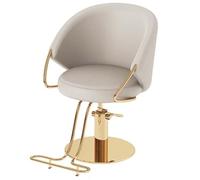 Sedia da salone per parrucchieri, con base cromata resistente, attrezzatura moderna per barbieri e professionisti della spa, design ergonomico per il massimo comfort