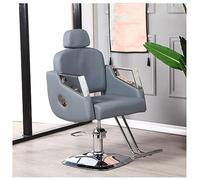 Sedia da salone reclinabile per parrucchieri, regolabile in altezza con rotazione a 360 gradi, multifunzionale per lavaggio capelli e tatuaggi