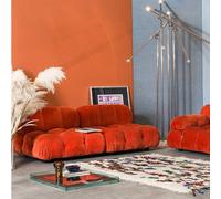 Sedia da salotto modulare in tessuto per ufficio, soggiorno, caffetteria, elegante e confortevole, 180 cm x 90 cm, perfetta per spazi moderni