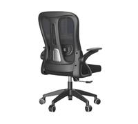 Sedia Da Scrivania Da Ufficio Bracciolo Ribaltabile Schienale Alto Sedia Ergonomica Per Computer Poggiatesta 3D Regolabile Supporto Lombare Sedie Girevoli Home Game Gioco 360° Ruote (Nere)
