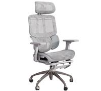 Sedia da scrivania Ergonomic Home Office, braccioli regolabili, supporto lombare, girevole inclinabile a 155 °, sedile imbottita spessa per il comfort, ideale per i giochi e il lavoro esecutivo KeYJ