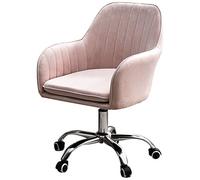 Sedia da scrivania ergonomica girevole, comoda sedia imbottita per casa e ufficio, con base e schienale in metallo, elegante sedia per computer per il massimo comfort e supporto