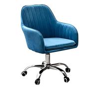 Sedia da scrivania ergonomica girevole in velluto con supporto per la parte centrale della schiena Sedia da lavoro per ufficio domestico per scrivania del computer, capacità di peso di 150 kg Octopus
