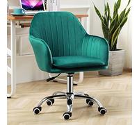Sedia da scrivania girevole sedia a mezzogiorno, sedia da ufficio a casa ergonomica, velluto sedia girevole con regolazione del sollevamento, sedia da vanità per il salotto del salotto per ufficio