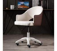 Sedia da scrivania girevole sedia da ufficio girevole, sedie da scrivania per computer regolabili in altezza ergonomica con ruote, sedia da compito esecutivo per la camera da letto per ufficio per la