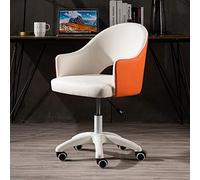 Sedia da scrivania girevole sedia da ufficio girevole, sedie da scrivania per computer regolabili in altezza ergonomica con ruote, sedia da compito esecutivo per la camera da letto per ufficio per la